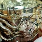 Octopus Handle Silver Cup – Handcrafted Solid Sterling Silver Vessel, “Wealth from All Directions,” Masterful Artisan Design for Tea or Coffee