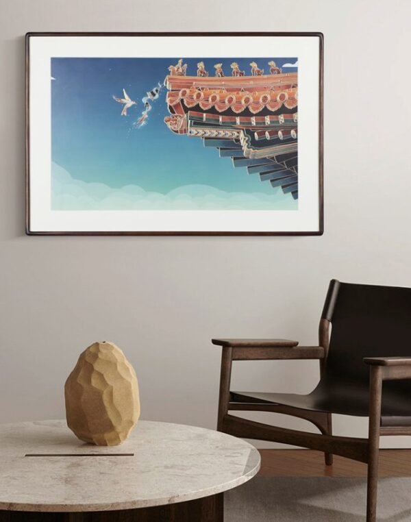 “Auspicious Birds” – Handcrafted Solid Brass Chisel-Painted Wall Art, Traditional Chinese Architectural Motif