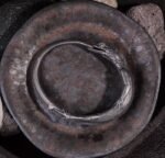 The Komodo Dragon Bangle – Handcrafted 925 Sterling Silver & 18K Gold Articulated Cuff