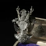 The Dragon Mother Pendant – Handcrafted 925 Silver & Crystal Mythological Necklace