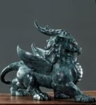 The Pixiu – Handcrafted Solid Bronze Sculpture, “The Wealth Guardian”