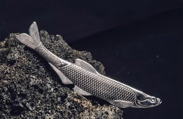 The Redfin Culter Bookmark – Handcrafted Stainless Steel Literary Companion