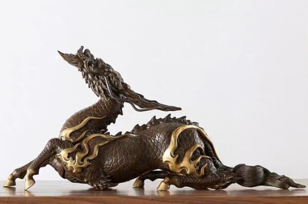 The Qilin – Handcrafted Solid Bronze Auspicious Beast