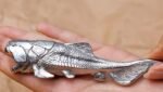 The Dunkleosteus Bottle Opener – Handcrafted Stainless Steel Prehistoric Sculpture