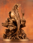 The Rhino Iguana – Handcrafted Solid Bronze Sculpture