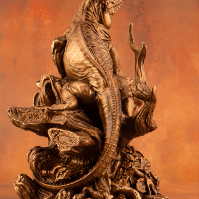 The Rhino Iguana – Handcrafted Solid Bronze Sculpture