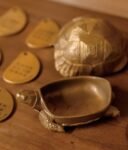 The Aldabra Tortoise Storage Box – Handcrafted Solid Brass or Copper Sculptural Container