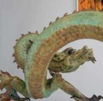The Divine Dragon – Handcrafted Solid Brass Sculpture, “The Auspicious Guardian,” Symbol of Prosperity & Achievement