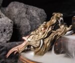 The Dragon Head Keychain – Handcrafted Solid Brass Clip