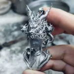 The Dragon Maiden Pendant – Handcrafted 925 Silver & Crystal Mythological Necklace