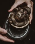 The Ouroboros Incense Burner – “Land of Annihilation,” Handcrafted Solid Bronze & Marble Sculptural Censer