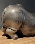The Rhino – Handcrafted Solid Bronze Sculpture, “The Silent Hero”