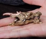 The Dragon Head Keychain – Handcrafted Solid Brass Clip
