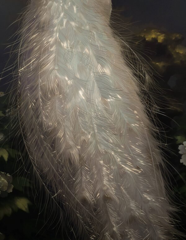 “The Peony Fairy” – Handcrafted Solid Brass Chisel-Painted Wall Art