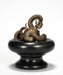 The Ouroboros Incense Burner – “Land of Annihilation,” Handcrafted Solid Bronze & Marble Sculptural Censer