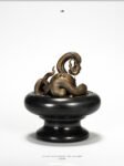 The Ouroboros Incense Burner – “Land of Annihilation,” Handcrafted Solid Bronze & Marble Sculptural Censer