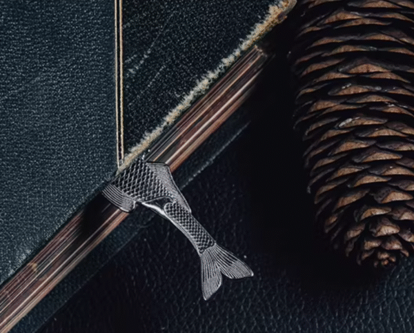 The Redfin Culter Bookmark – Handcrafted Stainless Steel Literary Companion