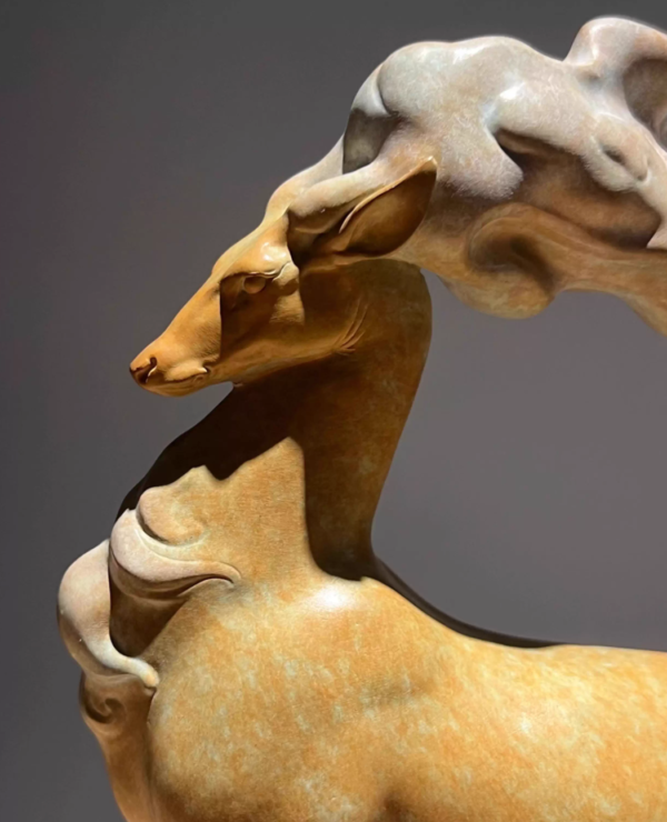 The Nine-Colored Deer – Handcrafted Solid Bronze Sculpture
