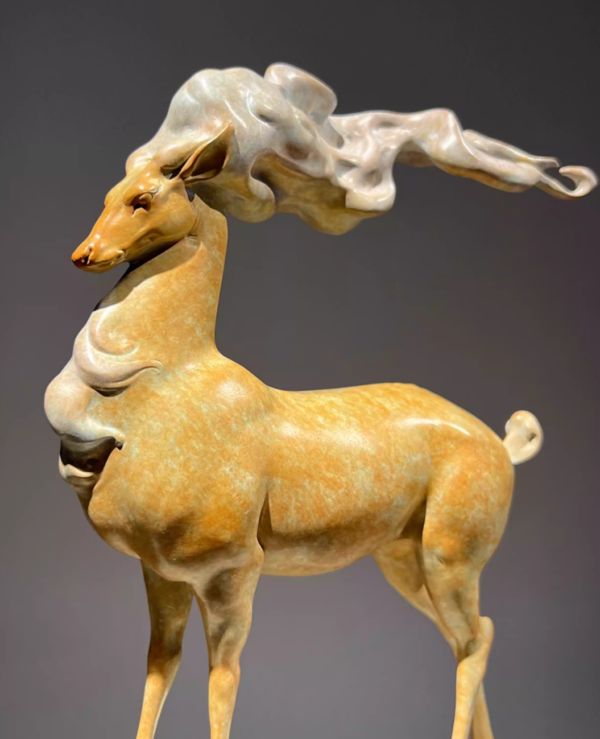 The Nine-Colored Deer – Handcrafted Solid Bronze Sculpture