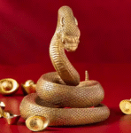 The Snake – Handcrafted Solid Brass Zodiac Sculpture, “The Celestial Serpent,” Auspicious Symbol of Wisdom & Renewal