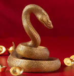 The Snake – Handcrafted Solid Brass Zodiac Sculpture, “The Celestial Serpent,” Auspicious Symbol of Wisdom & Renewal