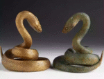The Snake – Handcrafted Solid Brass Zodiac Sculpture, “The Celestial Serpent,” Auspicious Symbol of Wisdom & Renewal