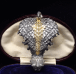 Medusa Queen Pendant – Handcrafted Sterling Silver & Gemstone Necklace, “The Serpent’s Gaze,” Green Chrysoprase & Ruby Zircon