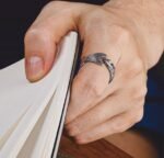 The Fish Ring – Handcrafted 925 Sterling Silver & 18K Gold, “What You Mean to Me”, Adjustable Unisex Band