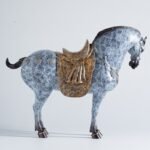 Tang Horse – Handcrafted Solid Brass Sculpture, “Steed of Prosperity”, Tang Dynasty Aesthetic