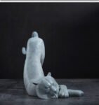 The Comforting Tiger – Handcrafted Solid Brass Sculpture, The Relaxed King, Auspicious Zodiac Art