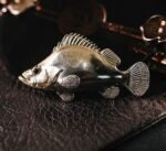 The Fish Brooch – Handcrafted Solid Brass & White Copper, “Auspicious Emblem”