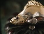 The Fish Brooch – Handcrafted Solid Brass & White Copper, “Auspicious Emblem”
