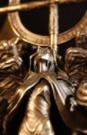 Valkyrie's Grace – Handcrafted Solid Bronze & Copper Sculpture, “Wings of the Chooser”, Removable Sword, Wall or Desk Display