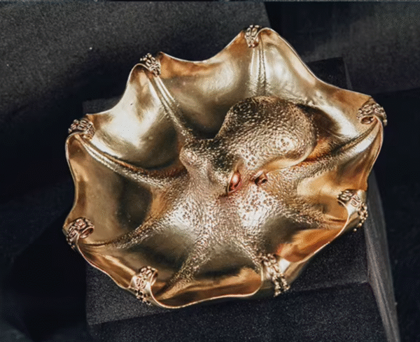 The Octopus Plate – Handcrafted Solid Bronze Multifunctional Tray, “Open Arms, Open Heart”