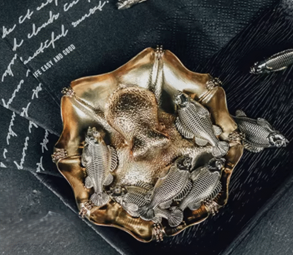 The Octopus Plate – Handcrafted Solid Bronze Multifunctional Tray, “Open Arms, Open Heart”