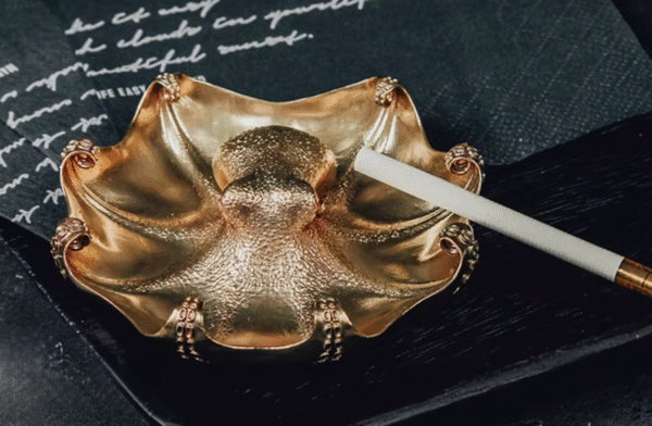 The Octopus Plate – Handcrafted Solid Bronze Multifunctional Tray, “Open Arms, Open Heart”