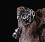 The Scorpion Tail Ring – Handcrafted 925 Sterling Silver, “Thorns Out, Softness In,” Adjustable Unisex Band