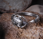 The Scorpion Tail Ring – Handcrafted 925 Sterling Silver, “Thorns Out, Softness In,” Adjustable Unisex Band