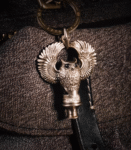 The Owl Whistle – Handcrafted Solid Brass Keychain, “The Sentinel’s Call”