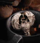 The Owl Whistle – Handcrafted Solid Brass Keychain, “The Sentinel’s Call”