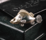 The Fish Brooch – Handcrafted Solid Brass & White Copper, “Auspicious Emblem”