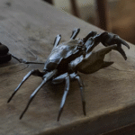 Life‑Size Brass Crab – Handcrafted Solid Brass Sculpture, “The Coastal Guardian”, Realistic Desktop Decor, Tea Pet & Gift